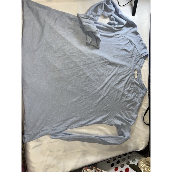 We The Free, Shirt, Women's Size Xl Blue, Long Sleeve,round Neck Relaxed 240 - Picture 1 of 7